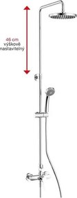Jika Cubix zuhanycsaptelep fém fényes króm H3312I70045311
