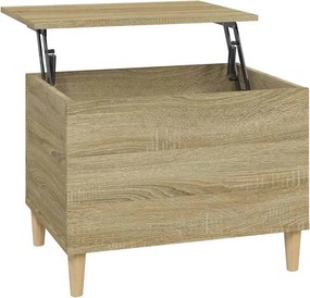 vidaXL sonoma tölgy színű szerelt fa dohányzóasztal 60x44,5x45 cm