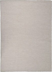 vidaXL világosszürke lapos szövésű kültéri szőnyeg 200 x 280 cm