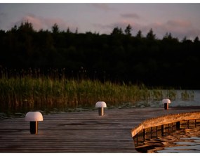Narancssárga alumínium LED dimmelhető asztali lámpa (magasság 22 cm) Harvest – Zone