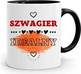 Sógornak Fekete Bögre Születésnapi Ajándék fényképes nyomtatással