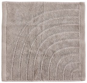 Szürkésbézs frottír pamut törölköző 30x30 cm Time – Zone