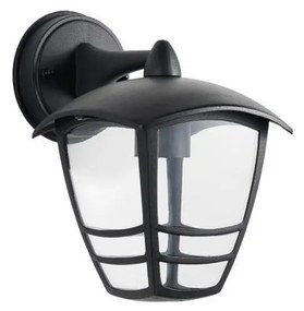 Kobi KĂŒltĂ©ri fali lĂĄmpa TEVIO KD 1xE27/60W/230V IP54 fekete KB0483
