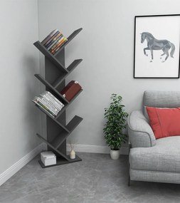 Hitit könyvespolc, antracit, 46 cm