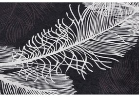 Antracitszürke fürdőszobai kilépő szett 2 db-os 60x100 cm Alisan – Foutastic