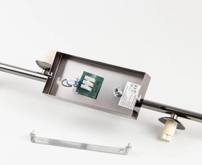 Brilagi - LED Felületre szerelhető csillár MILLA 7xG9/3W/230V fényezett króm/füstös