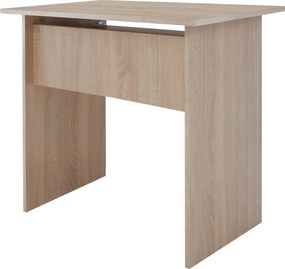 Számítógépasztal, sonoma tölgyfa, VERNER NEW