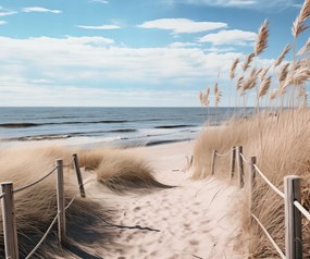 Poszter 60x50cm Tengerparti híd