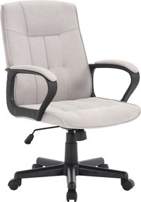 Irodai szék, világosszürke/fekete, LANDIS