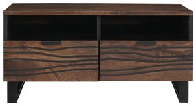 Kávézóasztal 80x54x40 cm Tömör Mangó Fából