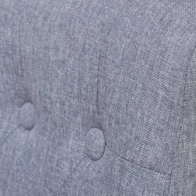 6 db világosszürke szövet étkezőszék