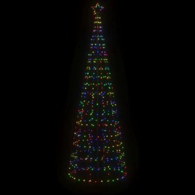 színes LED karácsonyfa tüskékkel 570 LED 300 cm