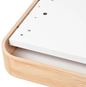 Mennyezeti lámpa NATURAL SQUARE 4xE27/15W/230V 45x45 cm fenyő