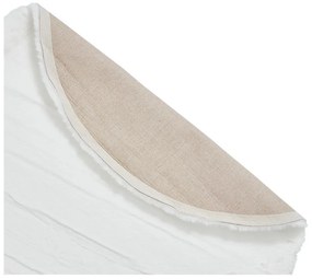 Teddy fehér szőnyeg, ⌀ 120 cm - Think Rugs