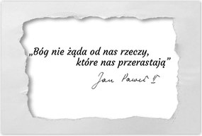 Poszterek 120x80 Szent János Pál idézet