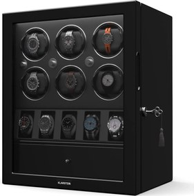 Klarstein ChronoVault óratekercselő, 6+5 óra, vegán, magas fényű, 4 üzemmód, Mabuchi motor, LED, aljzat