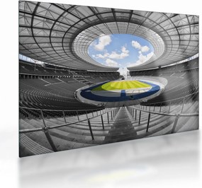 Kép - futballstadion (üvegen) (70x50 cm)