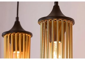 Rabalux 72153 - Csillár zsinóron ROXAS 3xE27/40W/230V