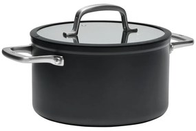 Indukciós tűzhelyhez alkalmas edény fedővel-kerámia felülettel 5,5 l Meda 3.0 – FABINI