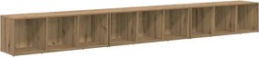 vidaXL TV szekrény garnitúra 3 pcs Artisan tölgy 37 x 35 x 107 cm