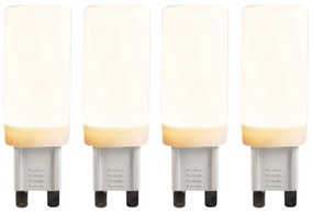 4 darabos G9 3 lépésben szabályozható LED izzó készlet 4,5W 500 lm 2700K