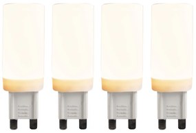 4 db G9 3 fokozatban szabályozható LED izzó készlet 4,5W 500lm 2700K