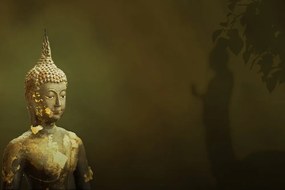 Öntapadó tapéta Buddha tükörképe
