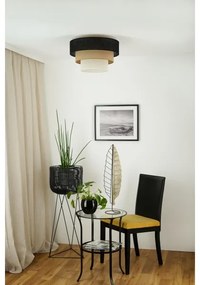 Brilagi - ASPEN LUNETA stropní svítidlo 1xE27/15W/230V pr. 45 černá/béžová/krém