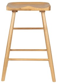 Natúr színű tölgyfa bárszék (ülésmagasság 65,5 cm) Vander – White Label