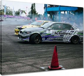 Vászonkép 50x40 Drift Dohányzás Gumi