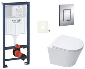 Fali WC szett SAT Infinitio előtétfalas szereléshez SIKOGRSIN10E