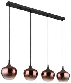 Globo 15548-4HG - Csillár zsinóron MAXY 4xE27/40W/230V réz