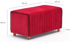 Mabel Puf Red zsámoly