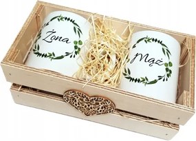 Ajándék Házassági Évfordulóra Bögre Láda Férj Feleség Pár Jubileum Esküvő