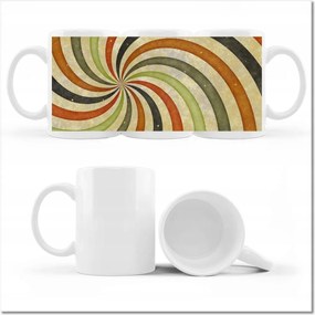 Nyomott mintás bögre Tekercses