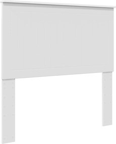 vidaXL Fejtámla fejtámlával Fehér 100 cm Faanyag