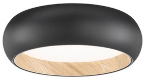 Fekete LED dimmelhető mennyezeti lámpa Wood – Fischer &amp; Honsel