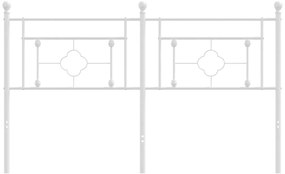 fehér fém fejtámla 150 cm