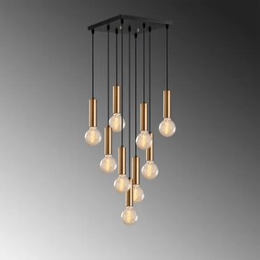 Kábeles csillár TEMPO 9xE27/40W/230V arany