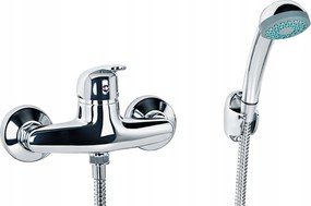 Fali Zuhany Csaptelep Headsettel Króm Csaptelep Valvex Lengyel