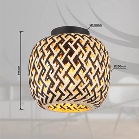 Globo 15766D - Mennyezeti lámpa COLLY 1xE27/15W/230V