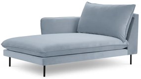 Világoskék bársony heverő (bal oldali) Vienna – Cosmopolitan Design