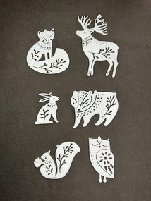 Karácsonyfadíszek Karácsonyi díszek Szett х6