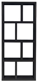 Fekete könyvespolc 70x159 cm Berlin – TemaHome