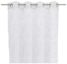 Fehér-bézs fényáteresztő függöny 140x260 cm Coral – Casa Selección