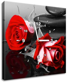 Gario Órás falikép Roses and spa Méret: 40 x 40 cm