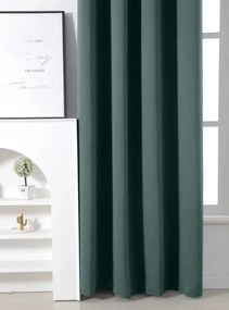 Türkizkék OXFORD függöny 140x250 cm Felfüggesztés: Hullámos sínszalag