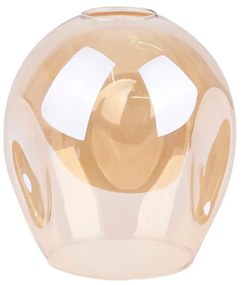 Fekete függőlámpa üveg búrával 14x70 cm Aspa – Candellux Lighting