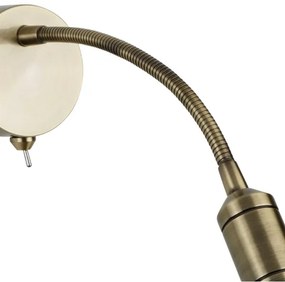 Searchlight 2256AB - LED Rugalmas kicsi lámpa ADJU LED/1W/230V