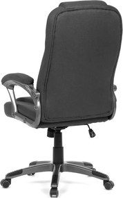 Irodai forgószék fekete szövet kárpitta, hintamechanizmussal, KA-C713 BK2